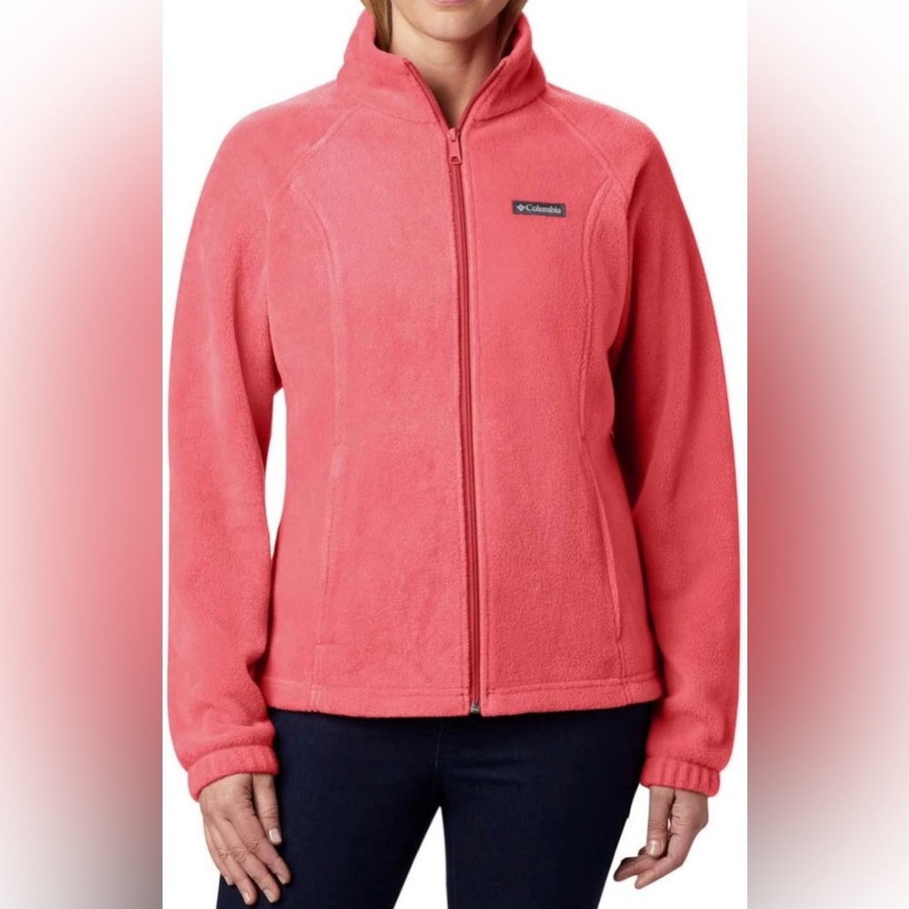 NIB Columbia hot pink fleece jacket